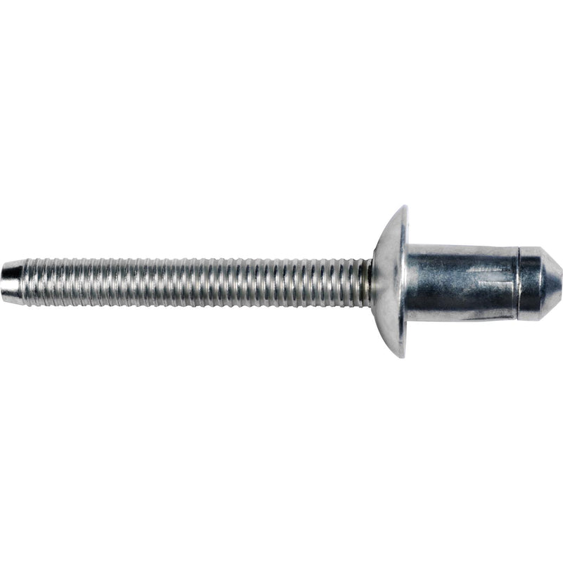 1/4" Specialty Rivet, All Steel, And Trivalent, .060" Grip, Zinc