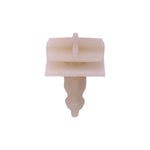15mm White Nylon Molding Clip Retainer