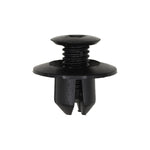 9mmx9mm Black Nylon Push-Type Retainer, 18mm Head