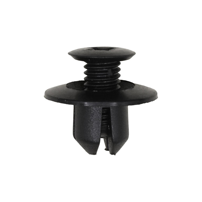 9mmx9mm Black Nylon Push-Type Retainer, 18mm Head