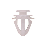 9mmx11mm White Nylon Molding Clip, 15mm Head