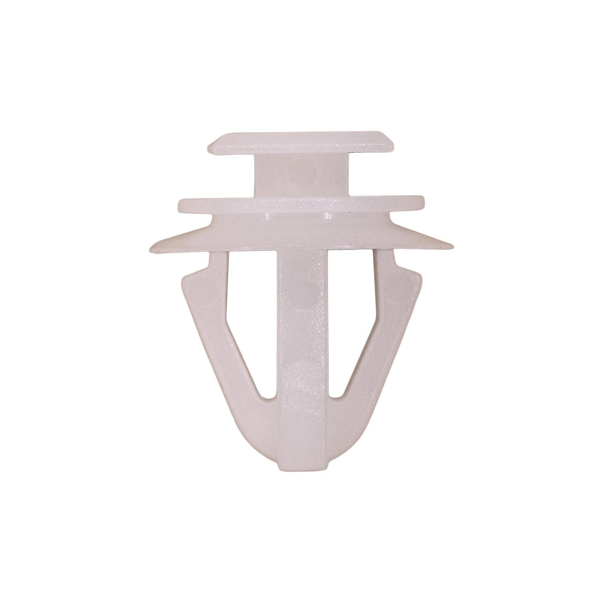 9mmx11mm White Nylon Molding Clip, 15mm Head