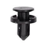 8mmx10mm Black Nylon Push-Type Front Lights, Cowl & Rear Bumper Retainer, 16mm Head