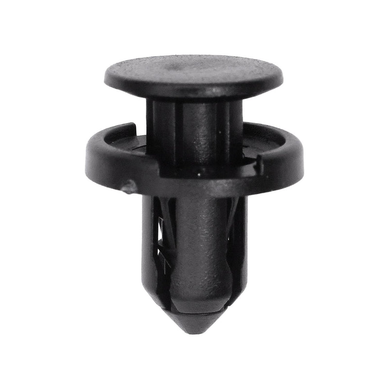 8mmx10mm Black Nylon Push-Type Front Lights, Cowl & Rear Bumper Retainer, 16mm Head
