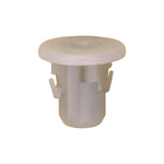 M4.2 White Nylon Screw Grommet, 16mm Head, 15mm Overall Height
