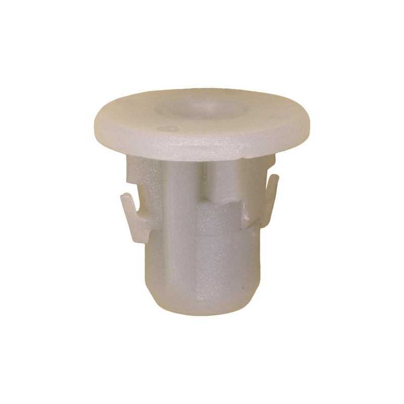 M4.2 White Nylon Screw Grommet, 16mm Head, 15mm Overall Height