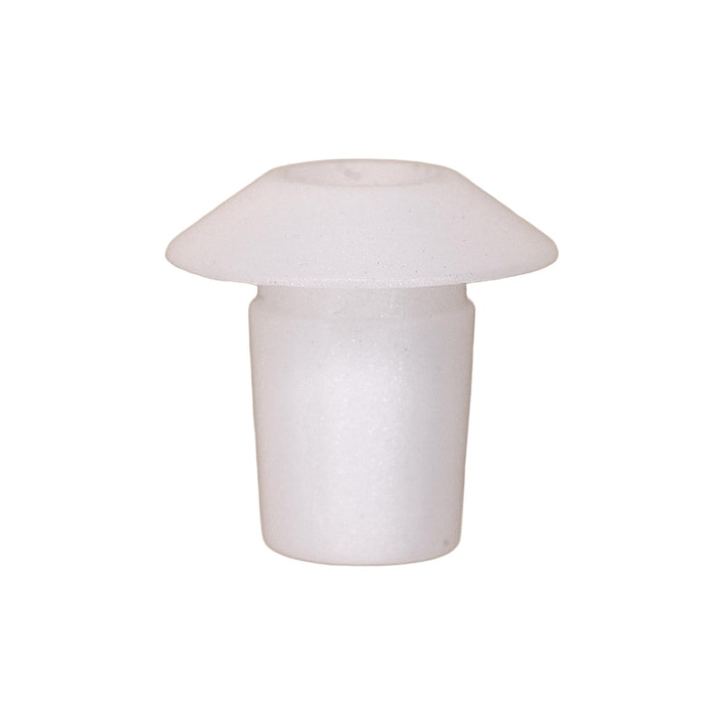 8mmx11mm White Nylon Grommet, 14mm Head