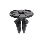 14mm Black Nylon Molding Retainer, 18.5mm Head