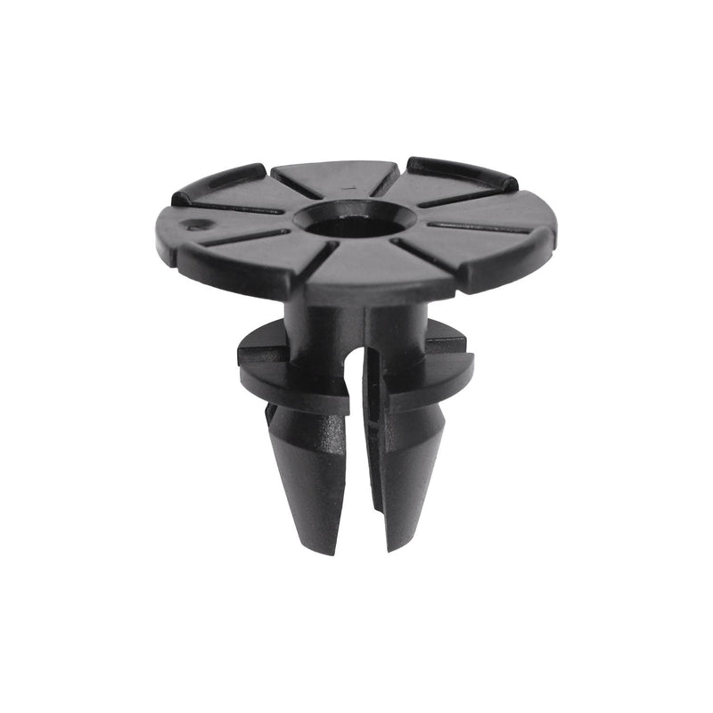 14mm Black Nylon Molding Retainer, 18.5mm Head