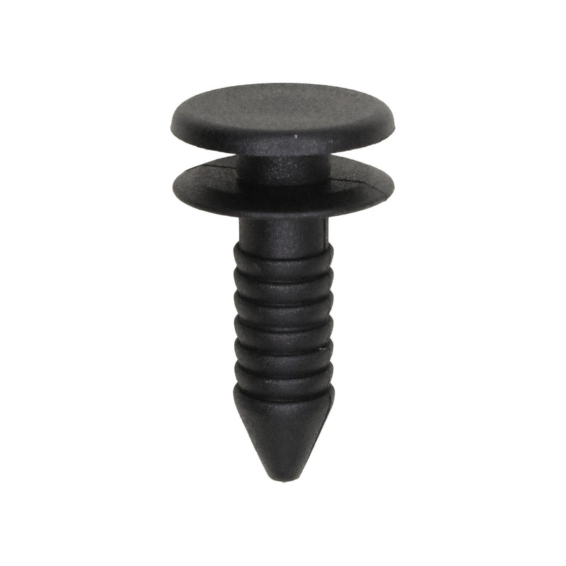 5.5mmx17mm Black Nylon Trim Retainer, 12.3mm Head