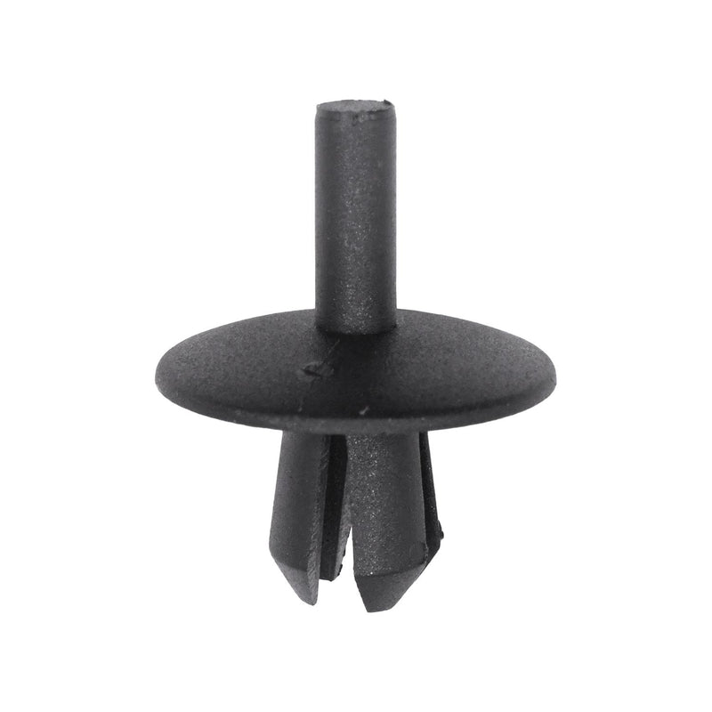 8mmx13mm Black Nylon Push-Type Retainer, 22mm Head