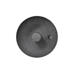 8mmx13mm Black Nylon Push-Type Retainer, 22mm Head