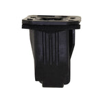 M6.3 Black Nylon Screw Grommet, 16mmx18mm Head