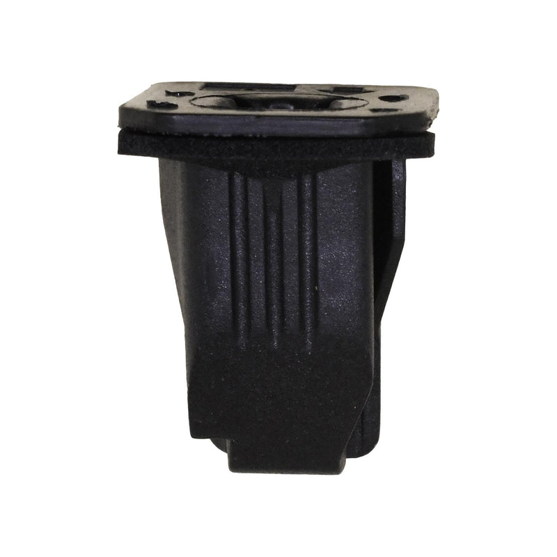 M6.3 Black Nylon Screw Grommet, 16mmx18mm Head