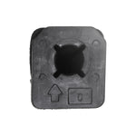 M6.3 Black Nylon Screw Grommet, 16mmx18mm Head