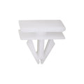 9mmx14mm White Nylon Molding Clip, 12mmx20mm Top Head Size
