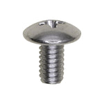 #8-32x5/16" Phillips Truss Head Machine Screw, Chrome