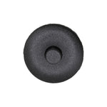 7.5mmx12mm Black Nylon Push-Type Retainer, 22mm Head
