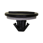 9mmx9mm Black Nylon Retainer with Sealer Front Fender Retaining Clip, 20mm Head