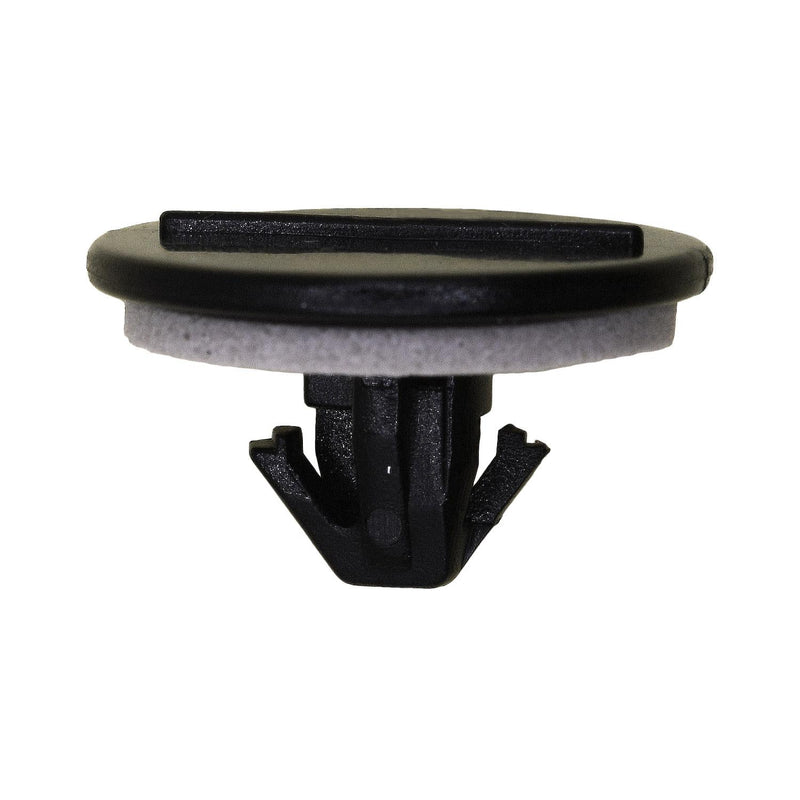 9mmx9mm Black Nylon Retainer with Sealer Front Fender Retaining Clip, 20mm Head