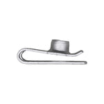 M6-1.0 Extruded U-Nut, Panel 2mm-4mm, Zinc