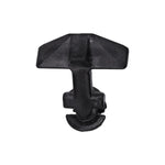5.6mmx7mmx12mm Black Nylon Weatherstrip Retainer, 6mmx15mm Head