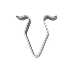 Silver Molding Clip