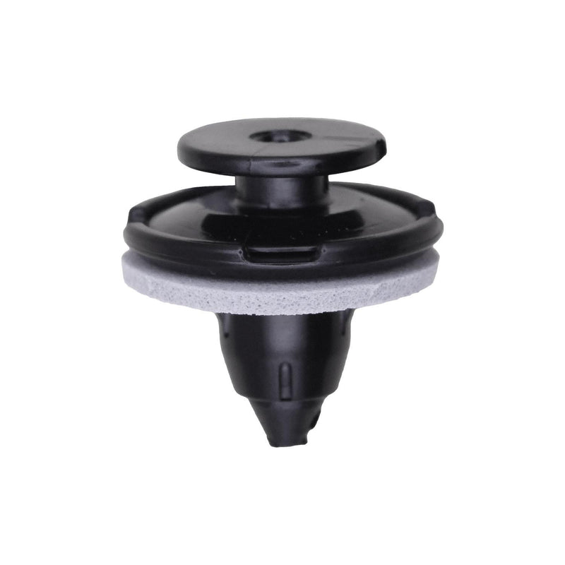 8.5mmx13mm Black Nylon Push-Type Retainer with Sealer, with Sealer, 20mm Head