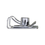 M5-0.80 VwithAudi & Extruded U Type Nut, Panel 0.45mm-1.5mm, Zinc