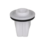 M5.5 White Nylon Screw Grommet with Sealer, 19mm Head