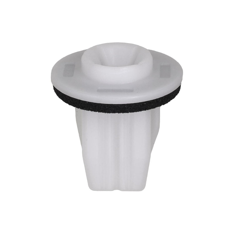 M5.5 White Nylon Screw Grommet with Sealer, 19mm Head