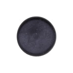 9mmx28mm Black Nylon Push-Type Retainer with Rubber, 18mm Head