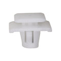 10mm White Nylon Molding Clip, 12mmx15mm Top Head Size