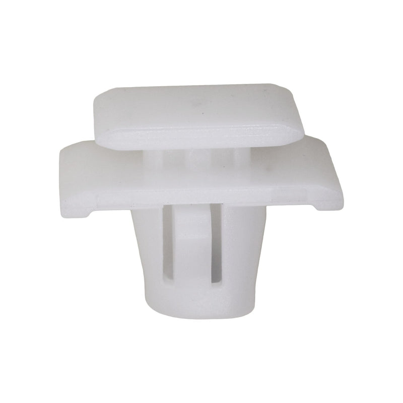 10mm White Nylon Molding Clip, 12mmx15mm Top Head Size