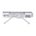 White Metal & Nylon Windshield Molding Clip, And, 49mm Overall Length