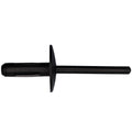 6mm Rivet, 1.5mm-10mm Grip, Black