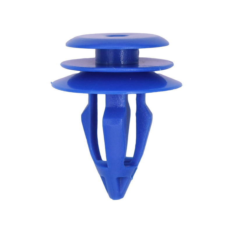 10mmx16mm Blue Nylon Molding Retainer, 18mm Head