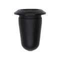 15mm Black Nylon Molding Grommet, 15.5mm Head
