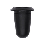 15mm Black Nylon Molding Grommet, 15.5mm Head