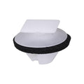 12mmx8mm White Nylon Retainer with Sealer Molding Clip Sealer, 15mm Head