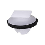 12mmx8mm White Nylon Retainer with Sealer Molding Clip Sealer, 15mm Head
