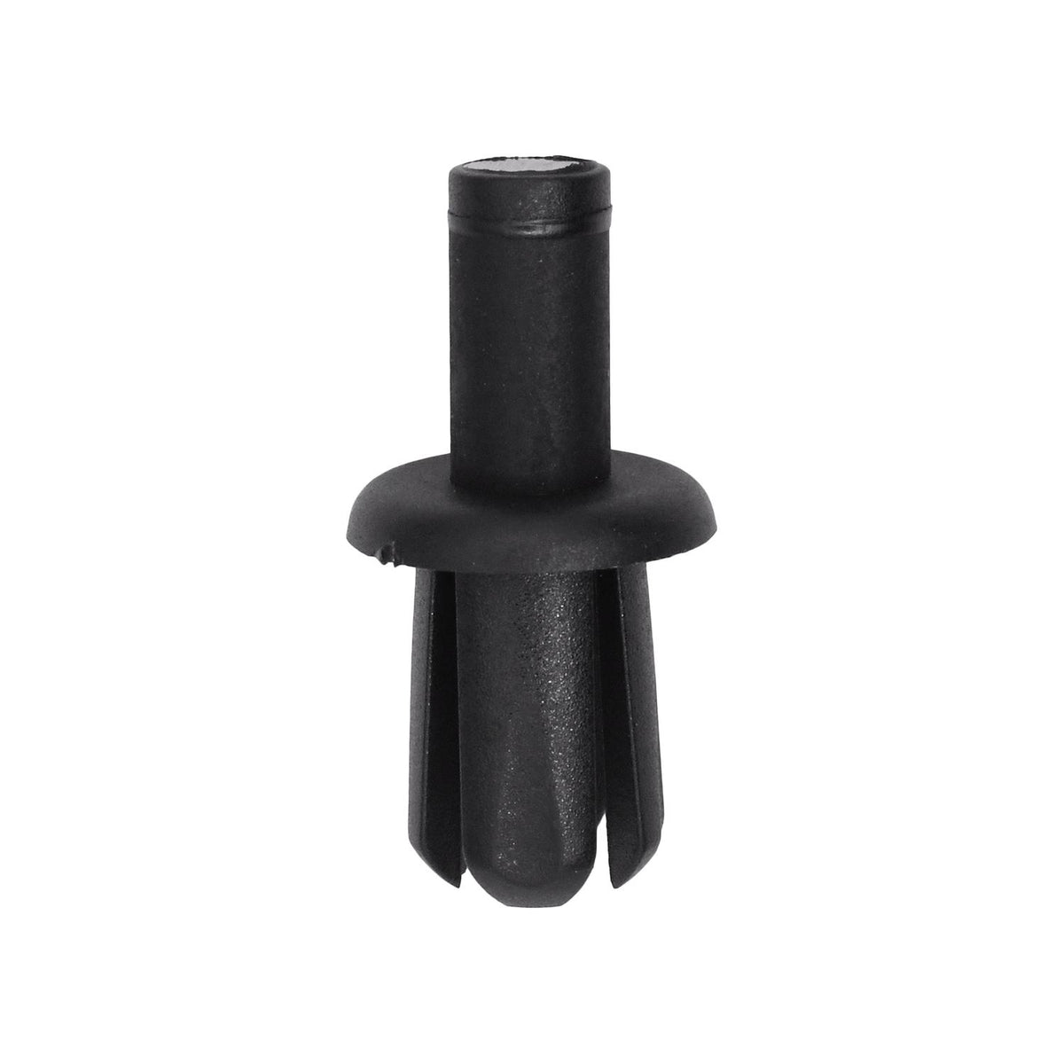 8mmx13mm Black Nylon Push-Type Retainer, 13mm Head