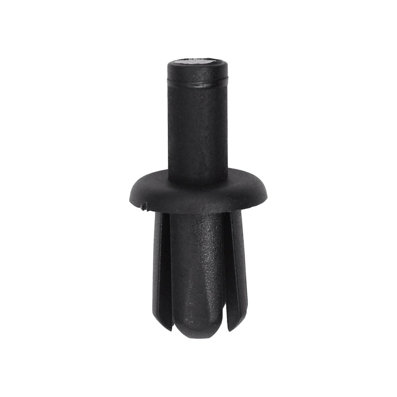 8mmx13mm Black Nylon Push-Type Retainer, 13mm Head