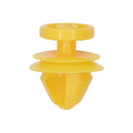 12mmx11mm Yellow Nylon Molding Retainer Retainer, 18mm Head