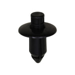 7mmx10mm Black Nylon Push-Type Retainer, 15mm Head