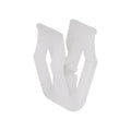 White Nylon Molding Clip, 8mm Width Ear To Ear