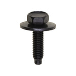 M4-.7x16mm Hex Head SEMS Body Bolt with a Dog Point, 13mm Washer, Black Phosphate