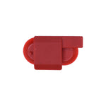 Nylon Molding Clip with Metal Reinforcement, Red
