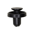 8mmx10mm Black Nylon Push-Type Retainer, 18mm Head