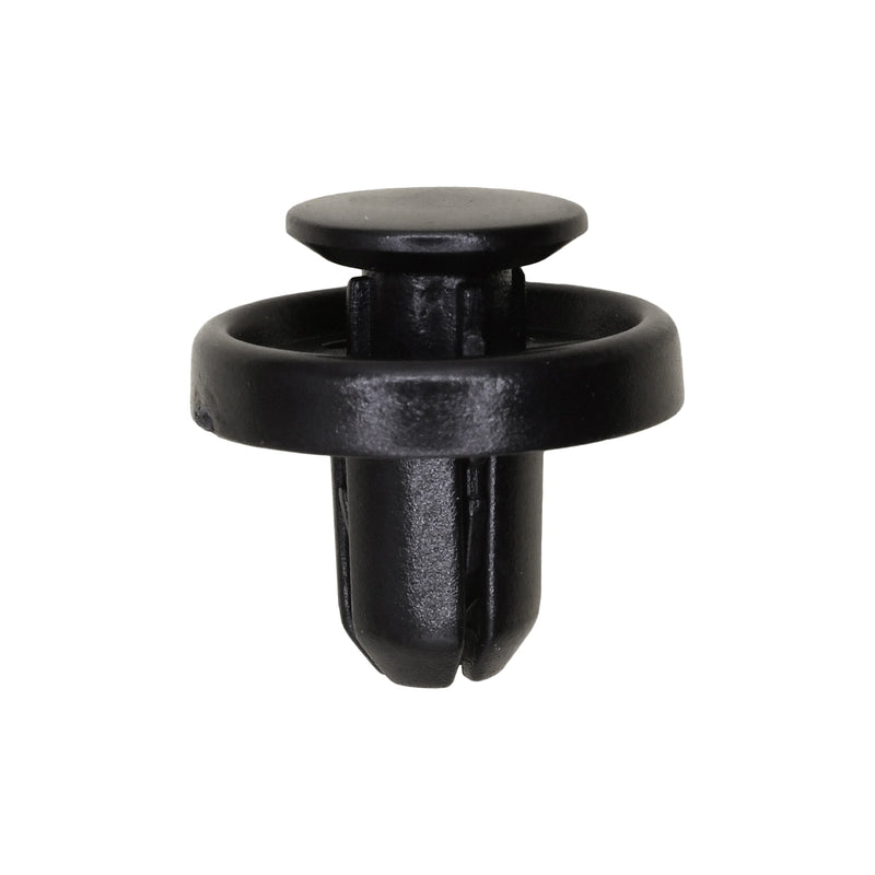 8mmx10mm Black Nylon Push-Type Retainer, 18mm Head